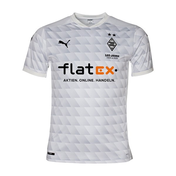 Camiseta Borussia Mönchengladbach Replica Primera Ropa 2020/21 Blanco